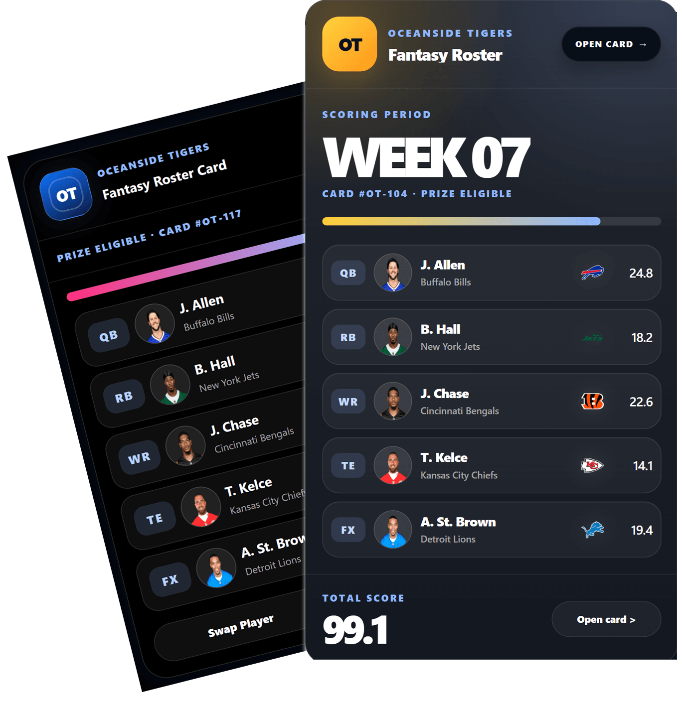 FanSports virtual cards preview
